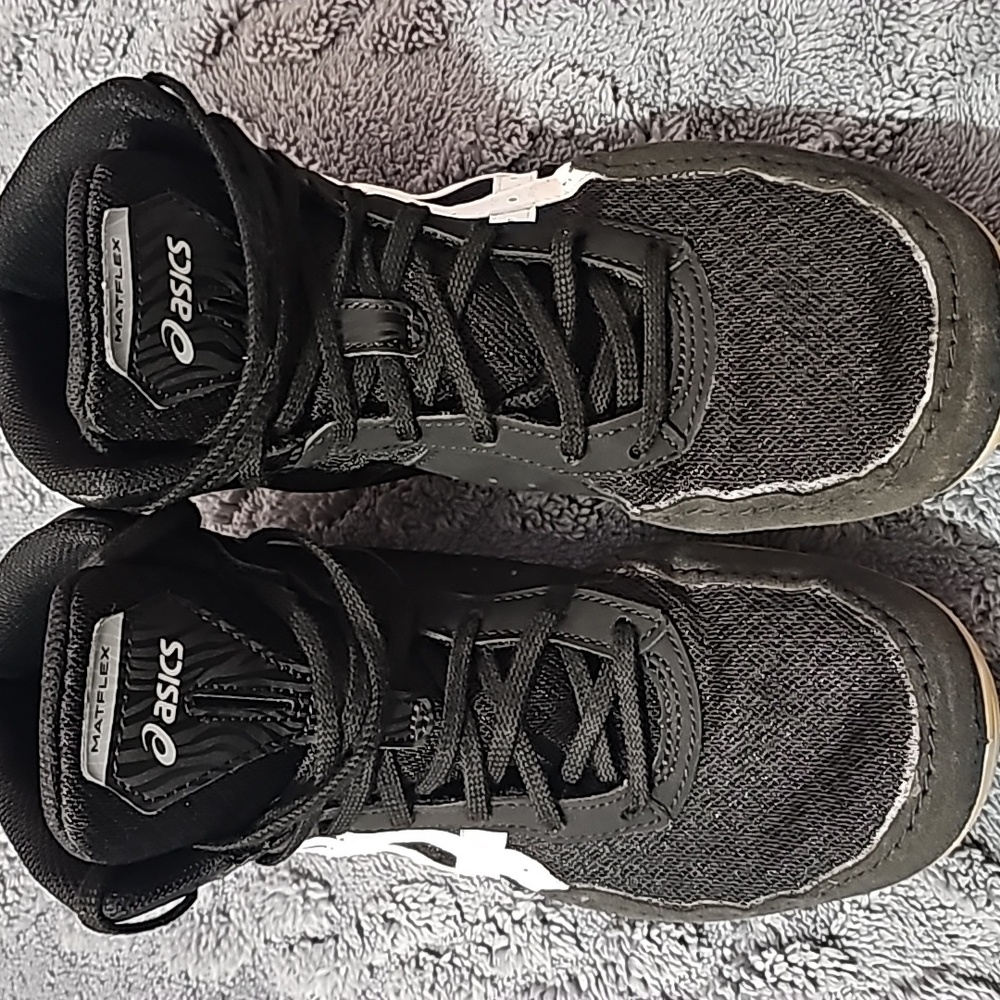 Asics Matflex 7 Wrestling Shoes Black Size 8.5